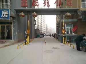 招远聊城广告道闸门，东昌府区停车场广告道闸